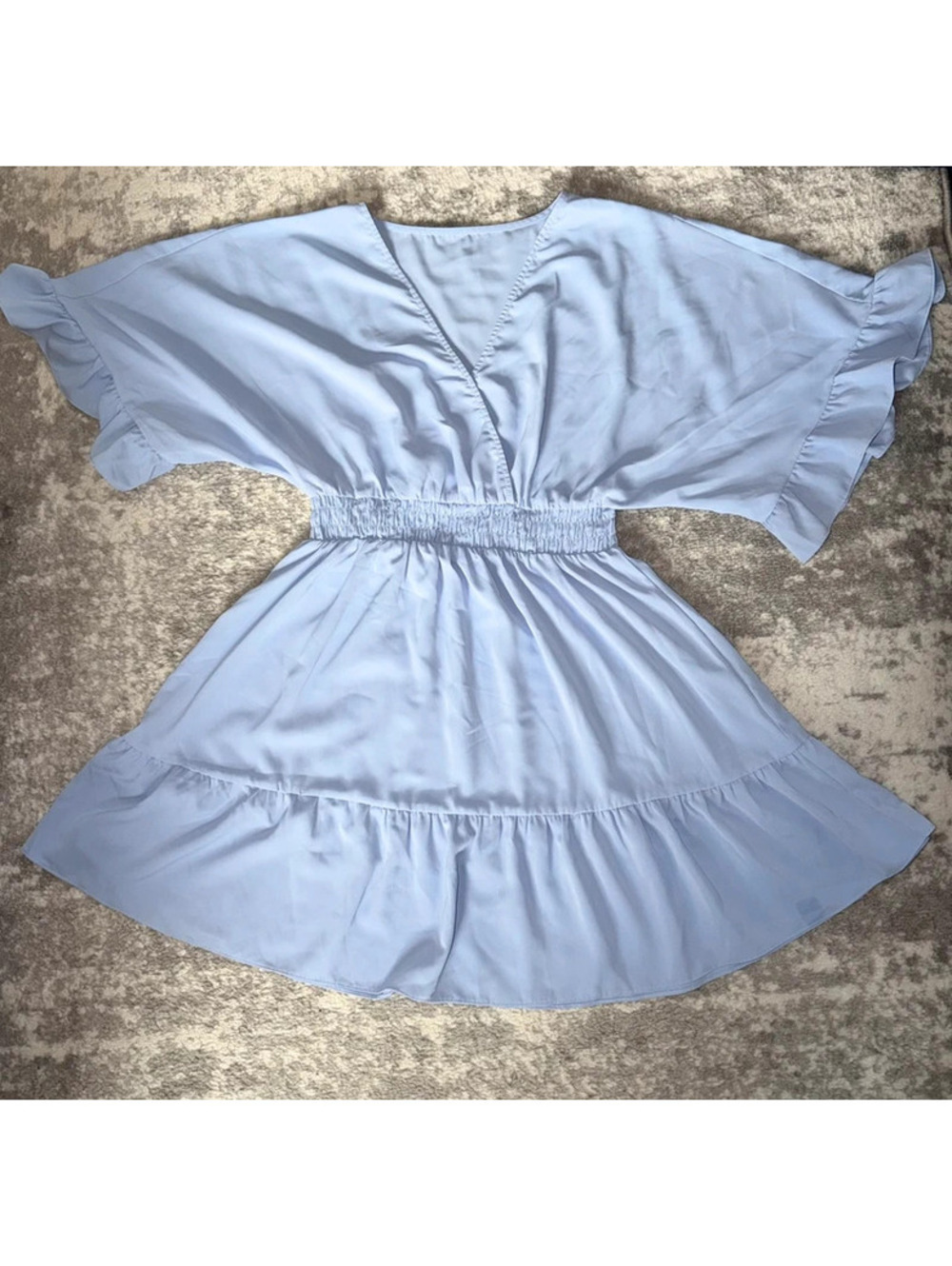 Periwinkle blue flowy dress size M